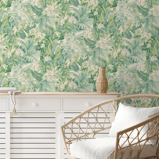 Tommy Bahama Umbrella Palm Peel & Stick Wallpaper